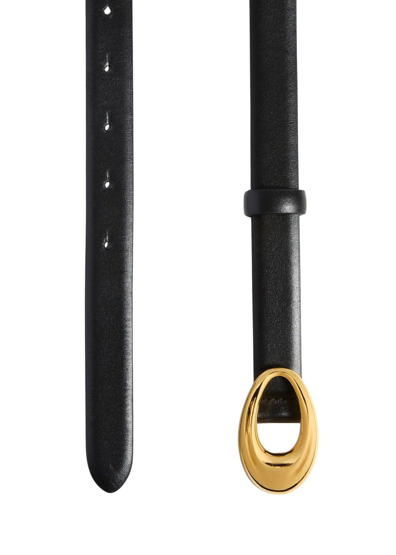 Khaite Olivia Belt Gold (20mm) - Vermillion