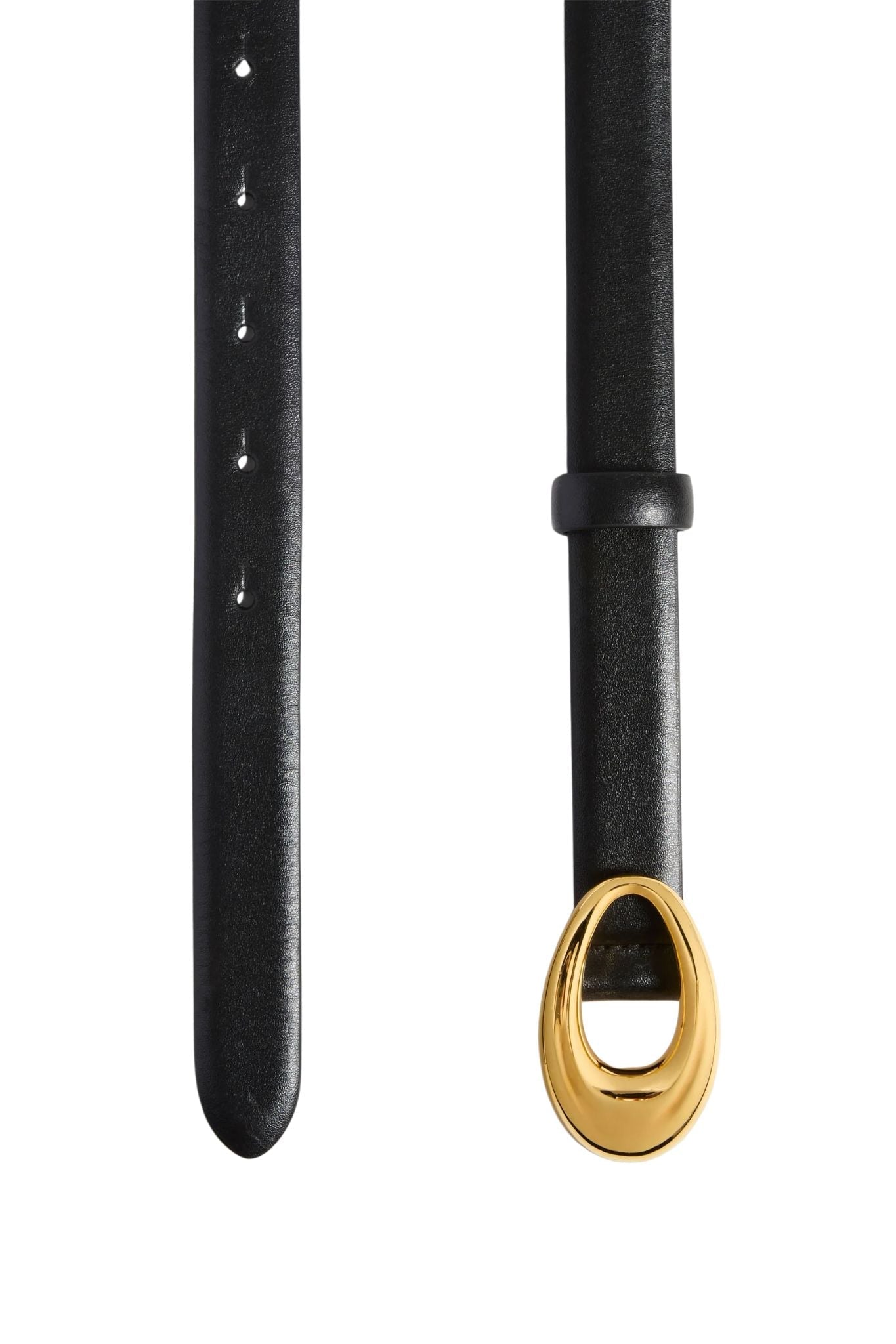 Khaite Olivia Belt Gold (20mm) - Vermillion