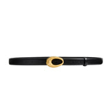 Khaite Olivia Belt Gold (20mm) - Vermillion