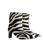 Khaite Ona Ankle Boot 55 - Vermillion