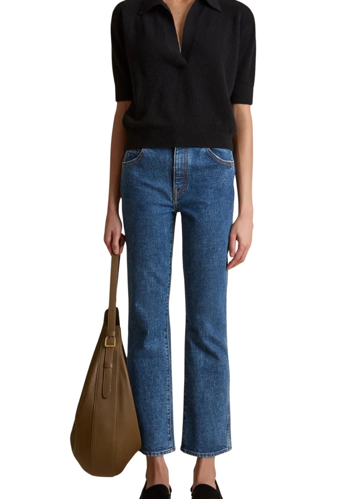 Khaite Shrunken Jo Sweater - Vermillion