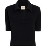 Khaite Shrunken Jo Sweater - Vermillion