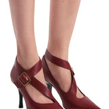 Khaite Sloan Pump - Vermillion