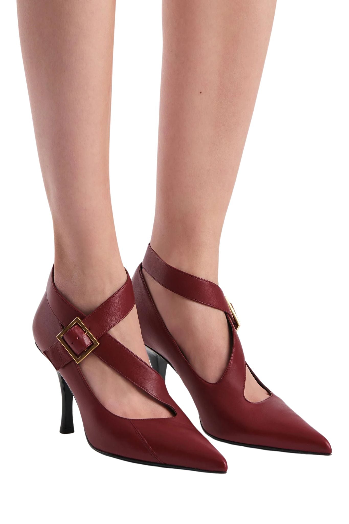Khaite Sloan Pump - Vermillion
