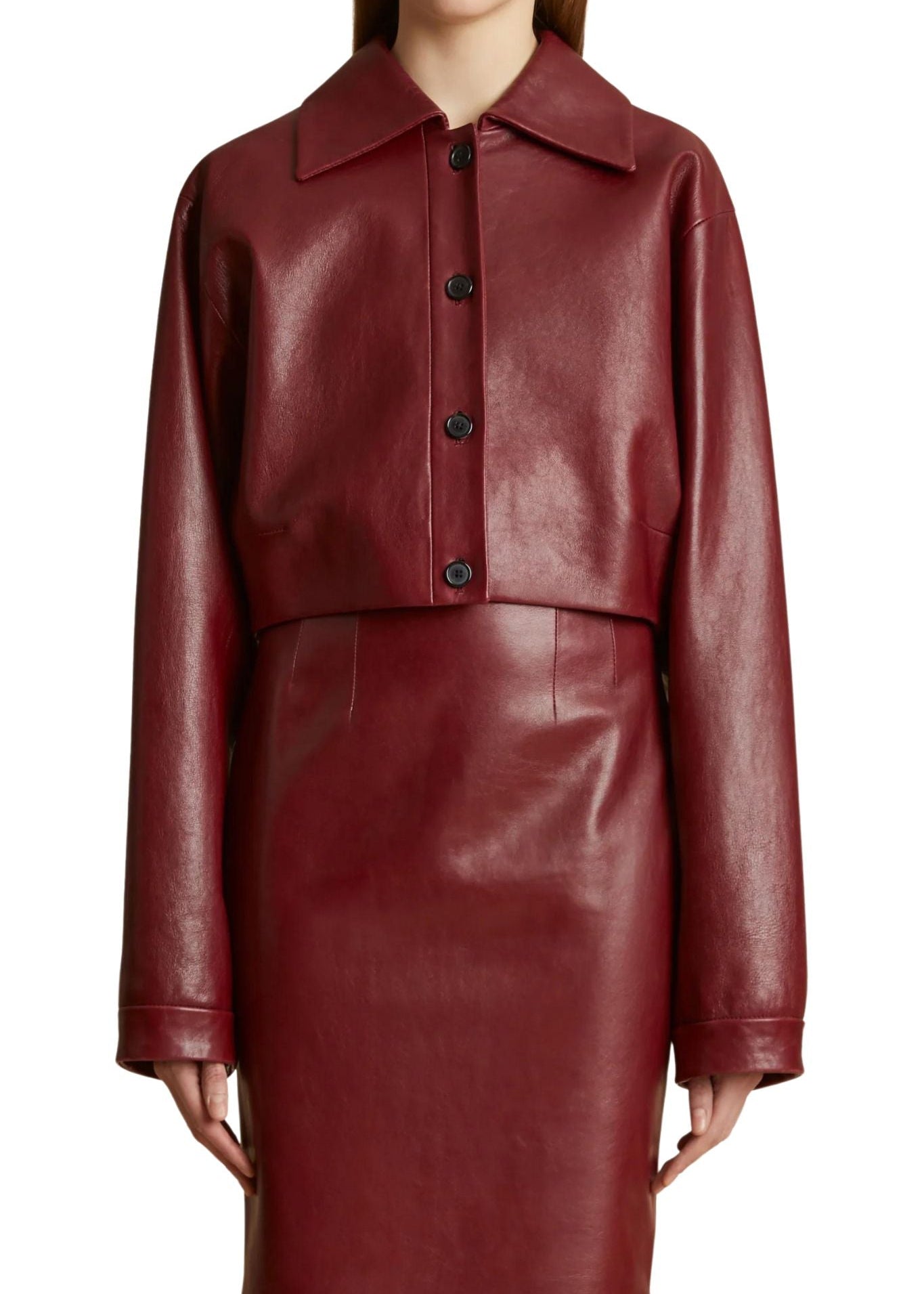 Khaite Sue Jacket - Vermillion