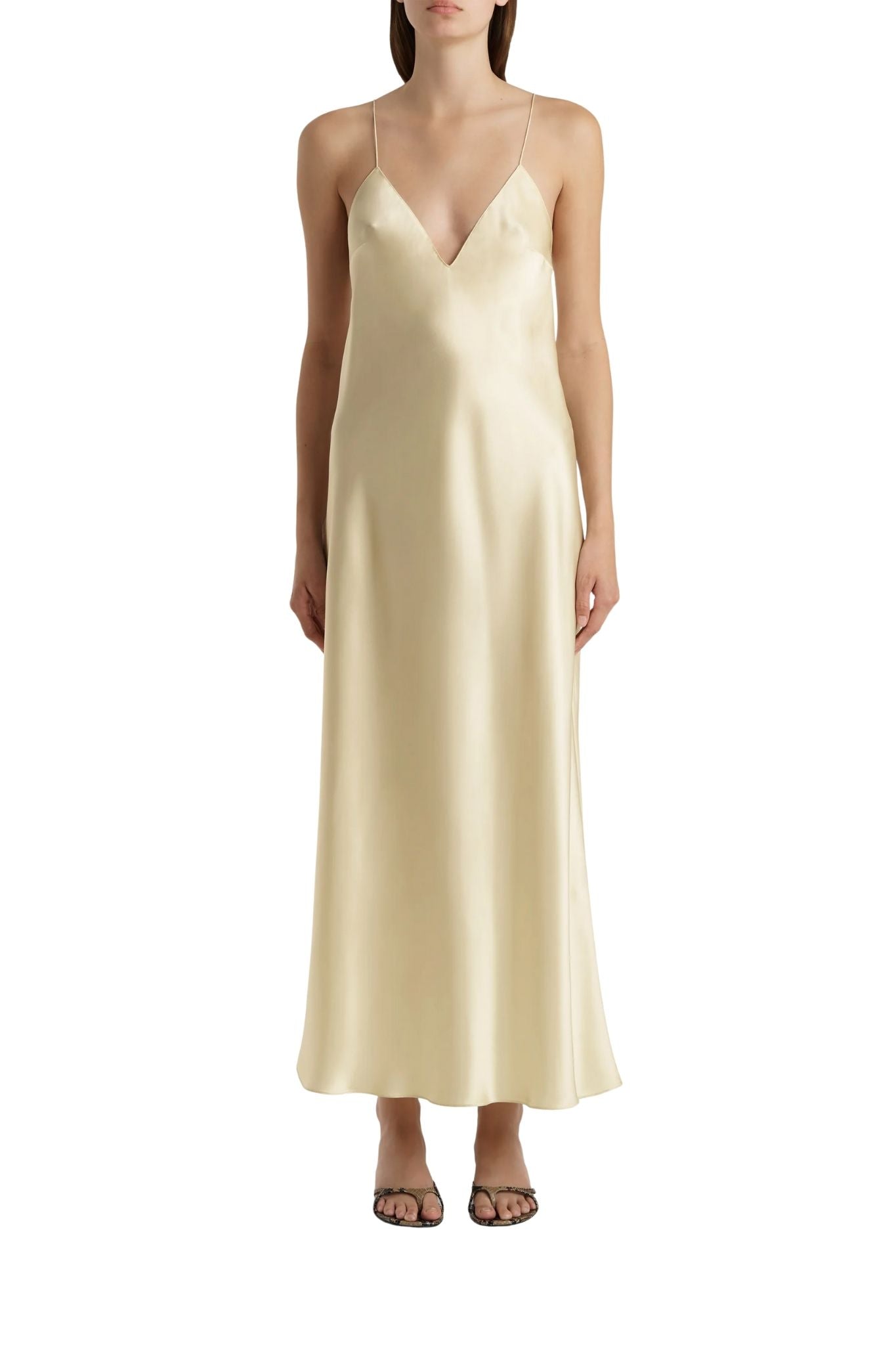 Khaite Taja Dress - Vermillion