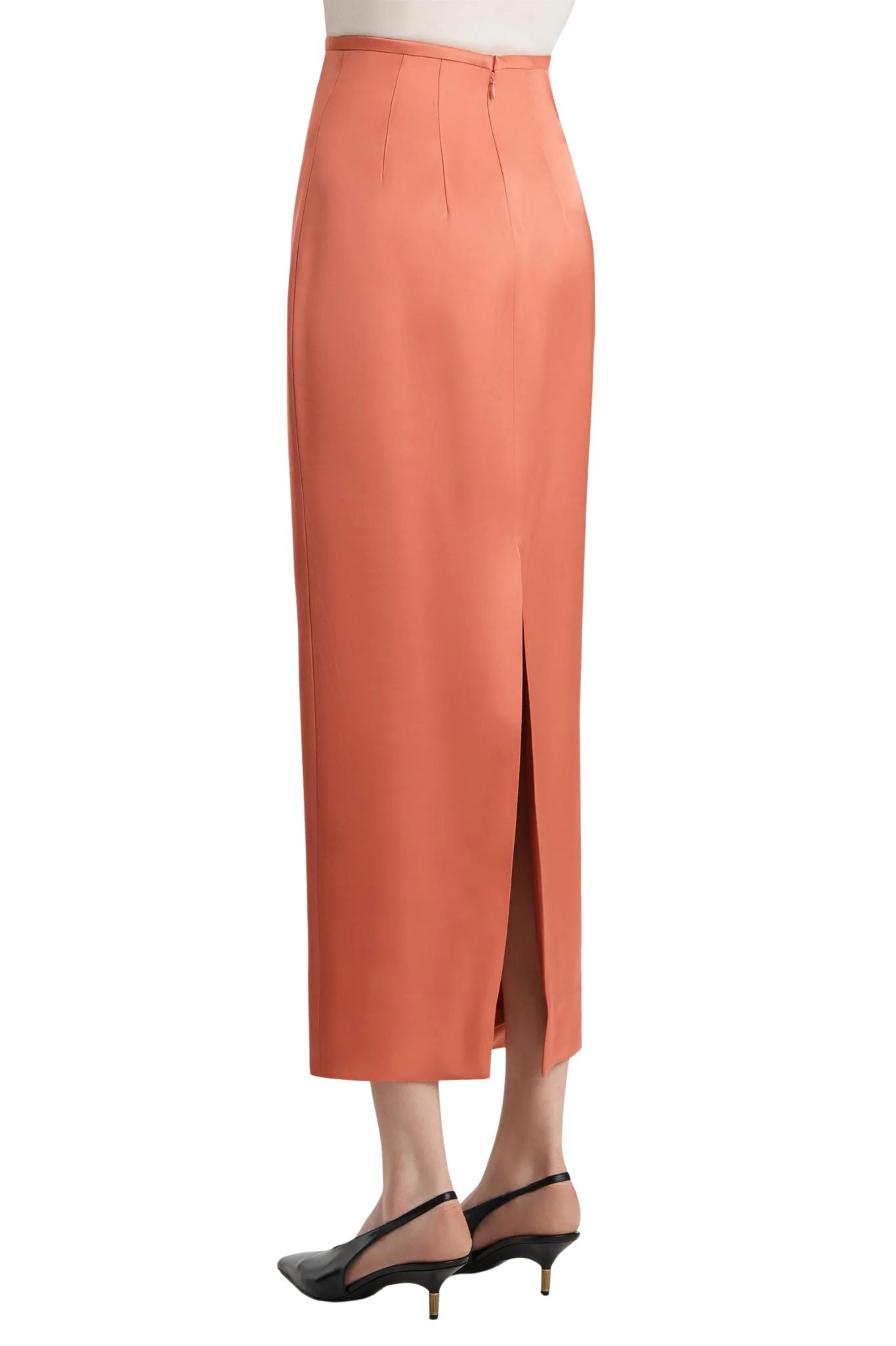 Khaite Winton Skirt - Vermillion