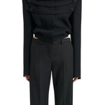 Khaite York Jacket w/ Cord Embroidery - Vermillion