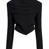 Khaite York Jacket w/ Cord Embroidery - Vermillion