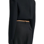 Khaite York Jacket w/ Cord Embroidery - Vermillion