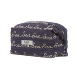 Sea Vita Embroidered Cosmetic Bag