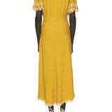 Sea Shay Lace Cape Midi Dress