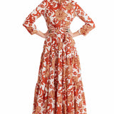 La Double J Bellini Dress - Vermillion