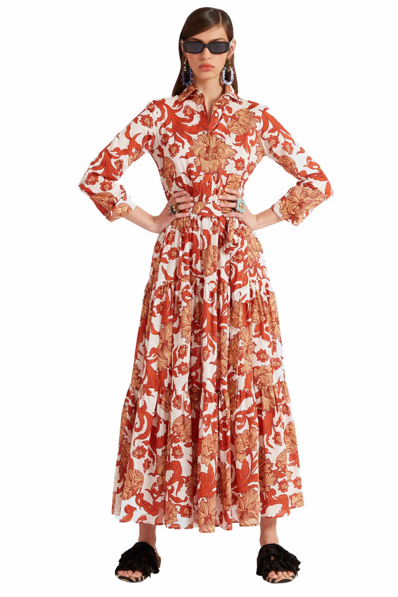 La Double J Bellini Dress - Vermillion