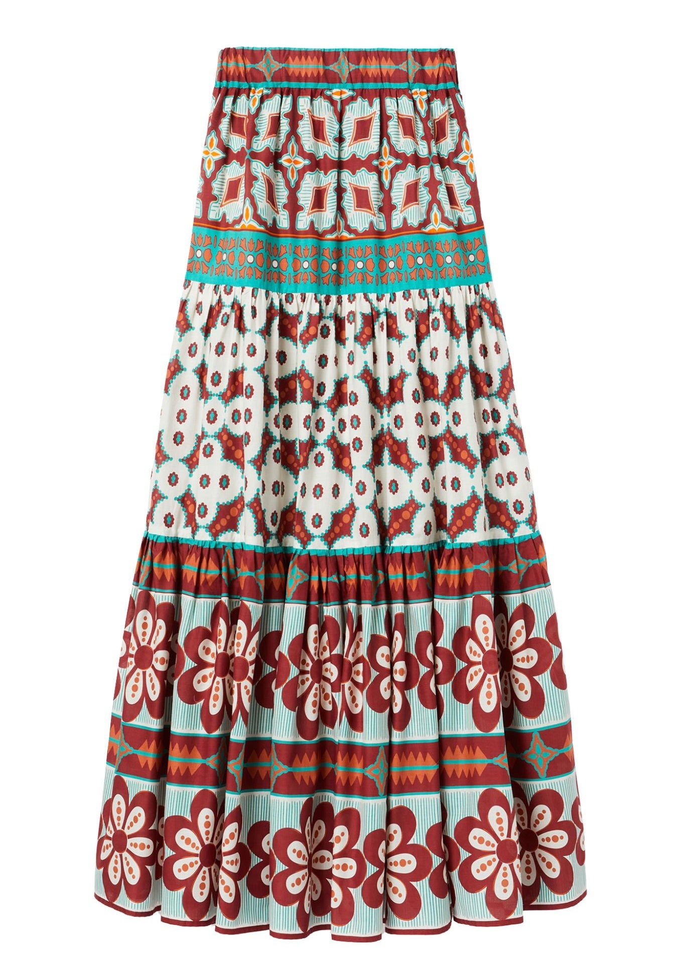 La Double J Big Skirt - Vermillion