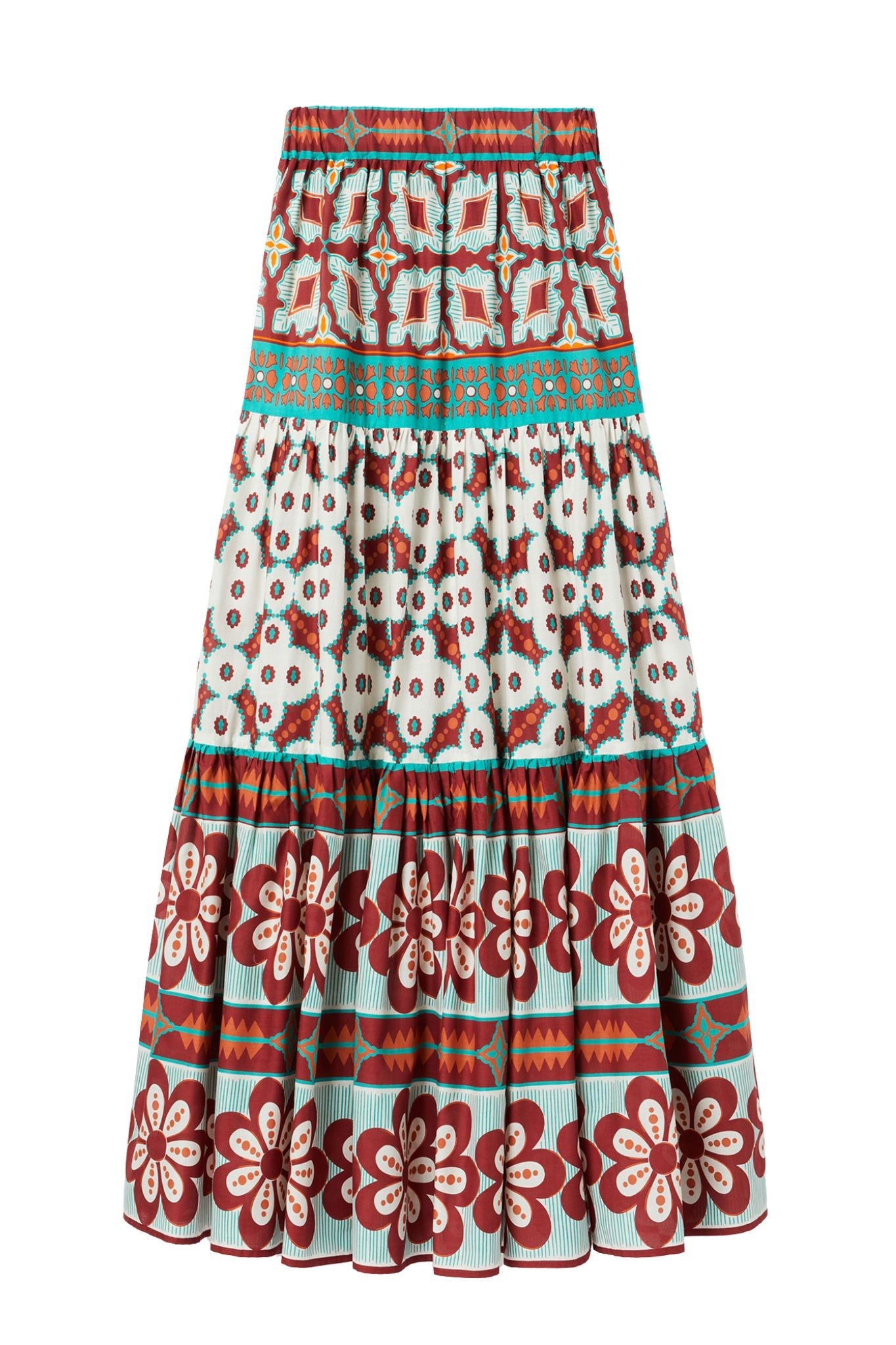 La Double J Big Skirt - Vermillion