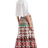 La Double J Big Skirt - Vermillion