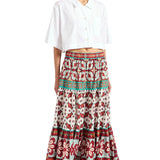 La Double J Big Skirt - Vermillion