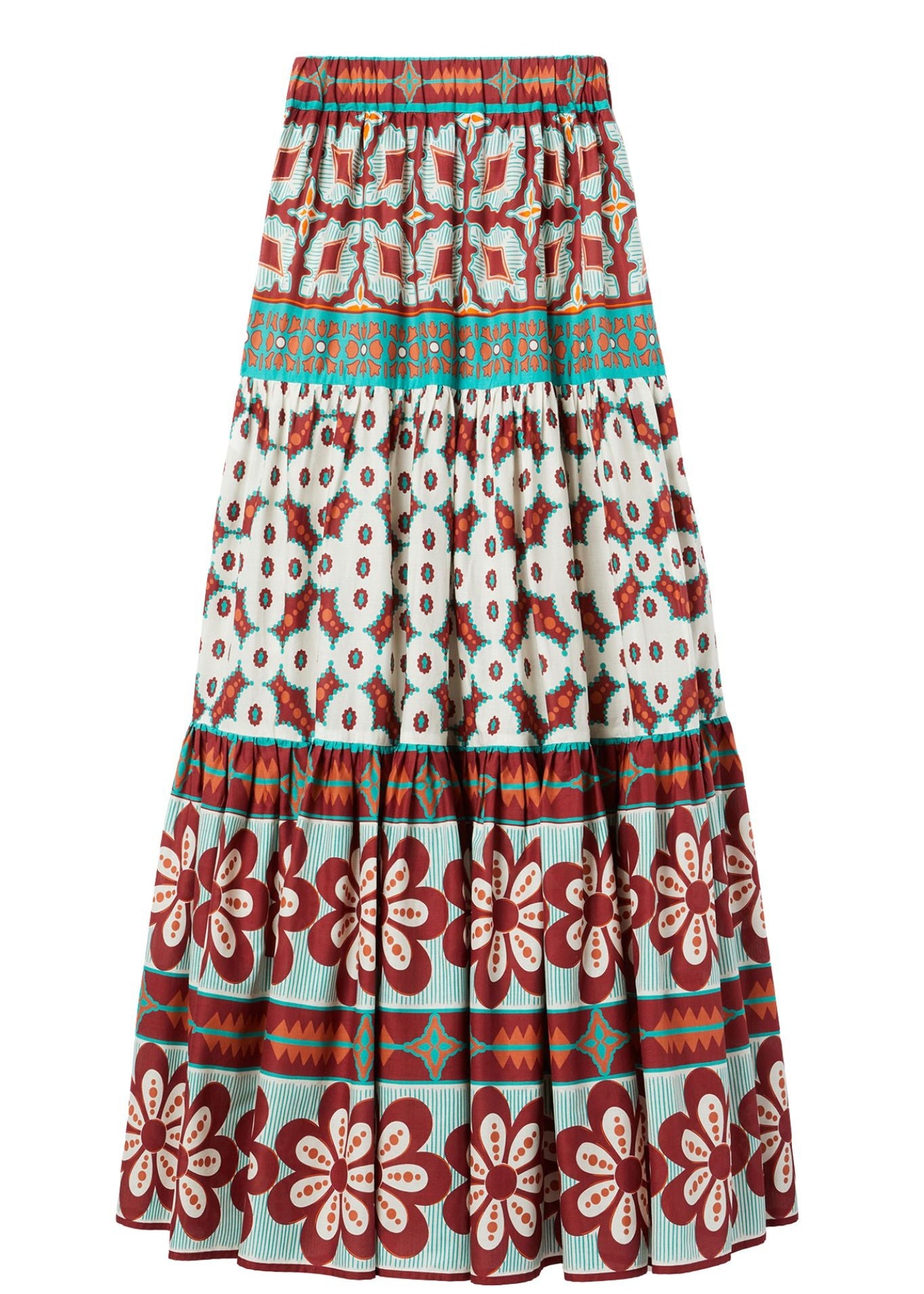 La Double J Big Skirt - Vermillion