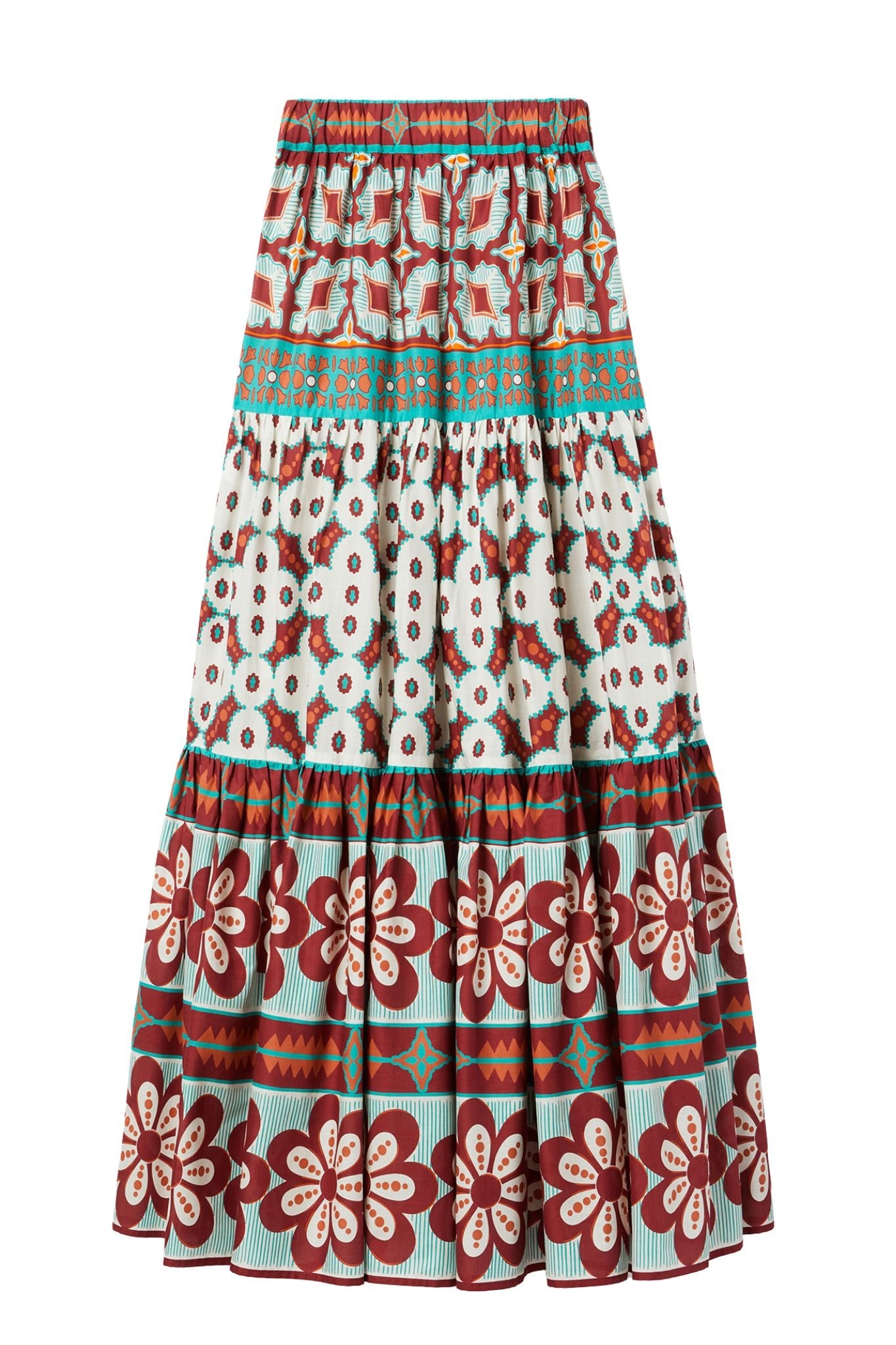 La Double J Big Skirt - Vermillion