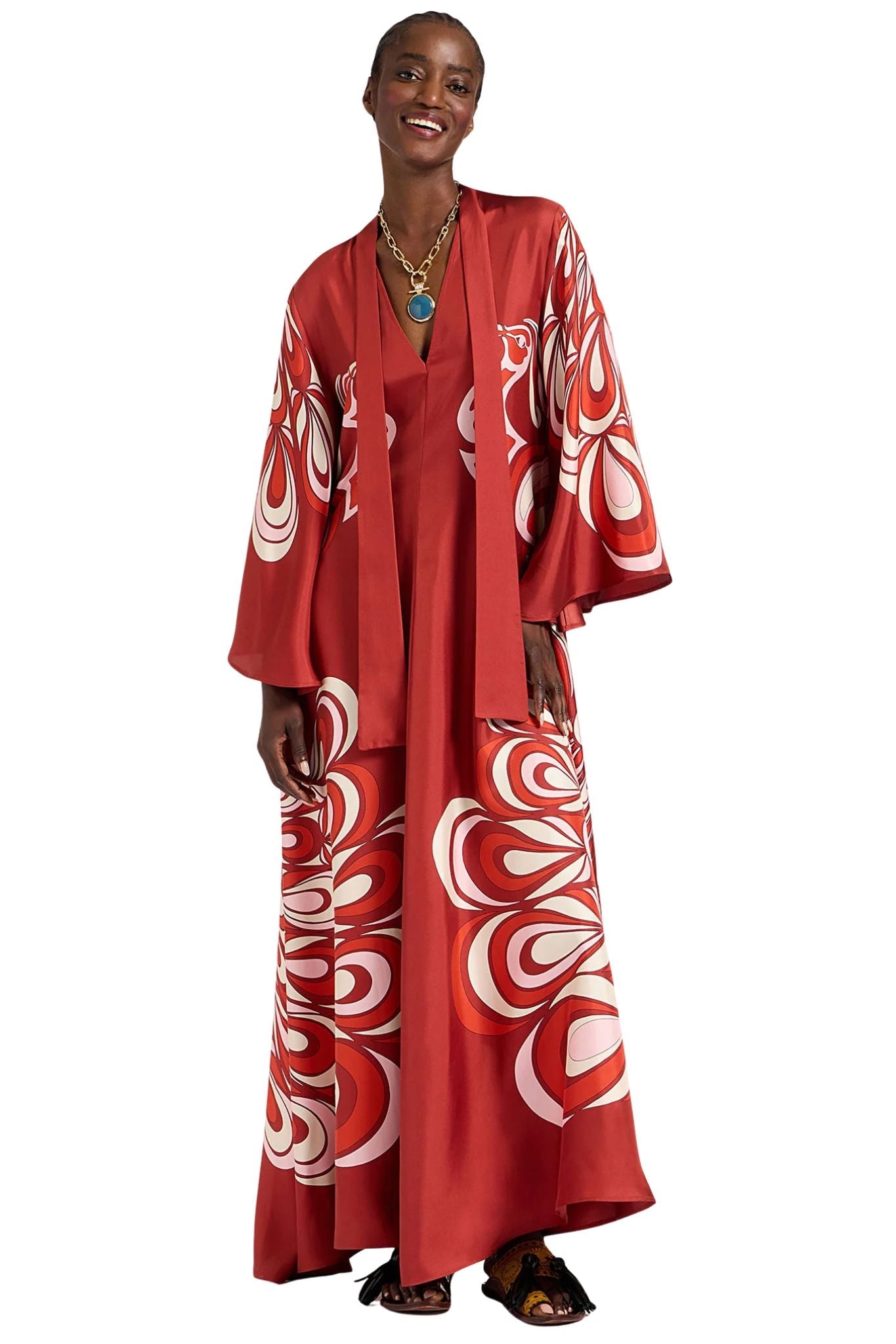 La Double J Magnifico Dress - Vermillion