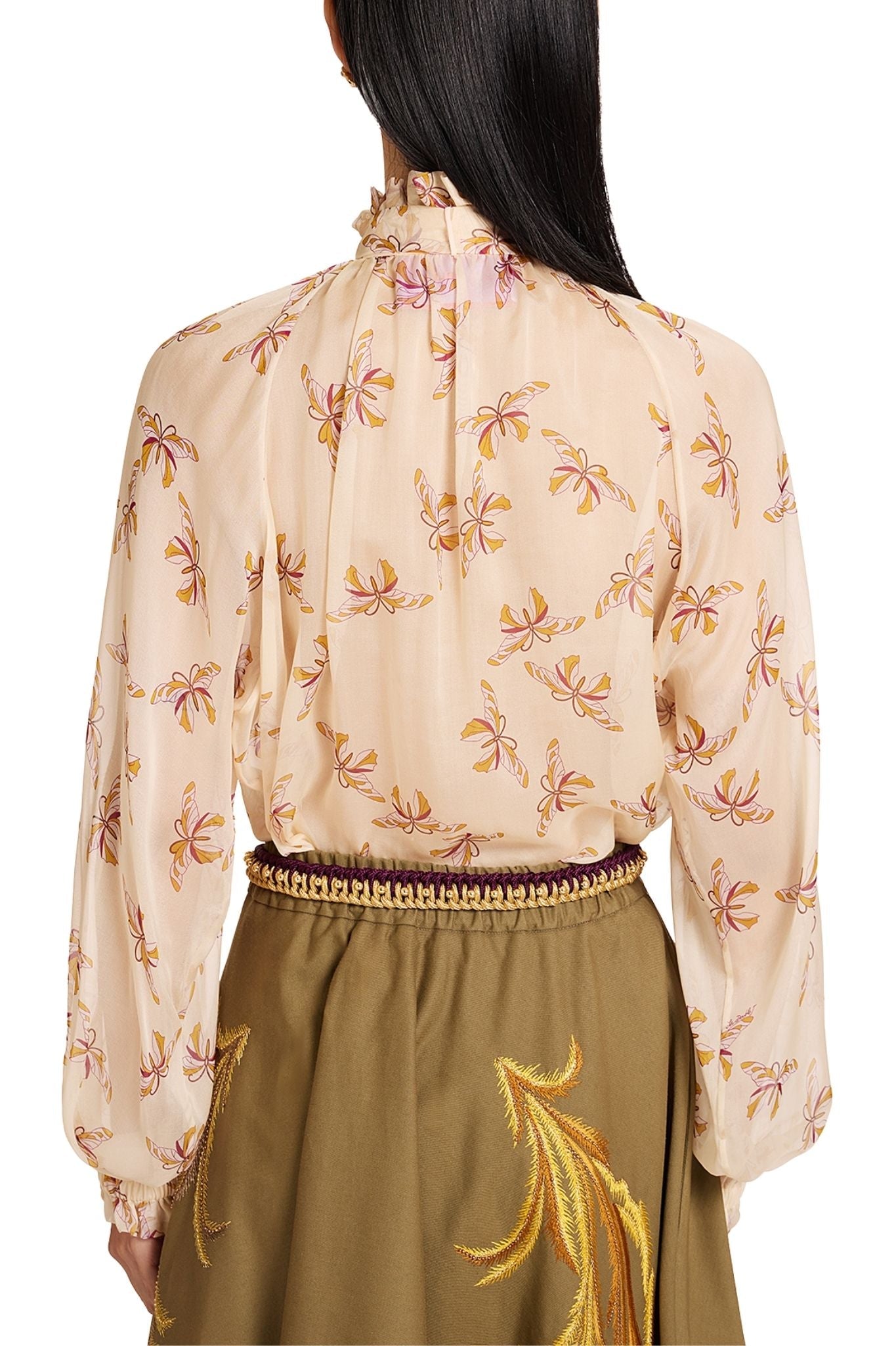 La DoubleJ Cerere Blouse - Vermillion