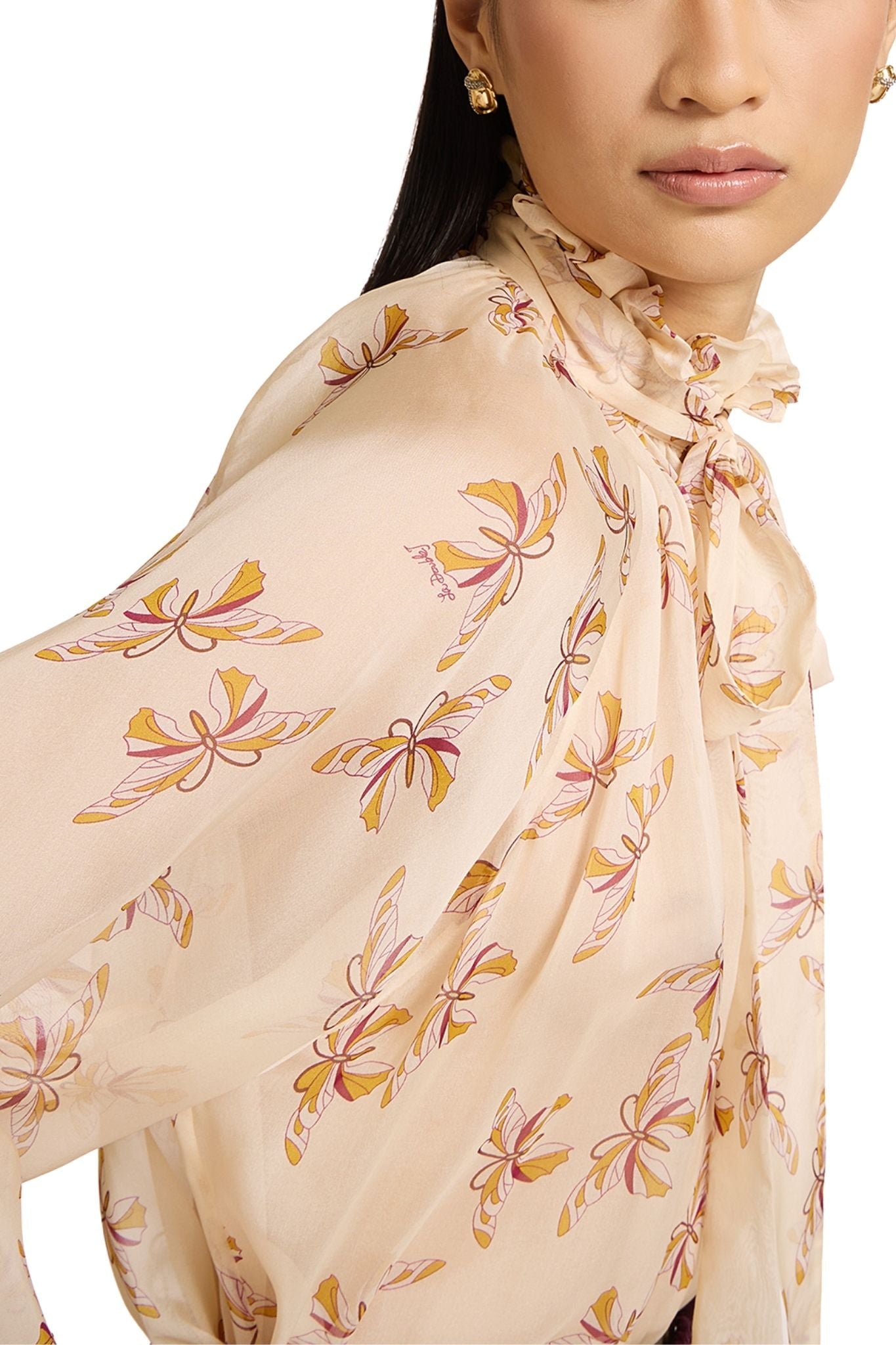La DoubleJ Cerere Blouse - Vermillion