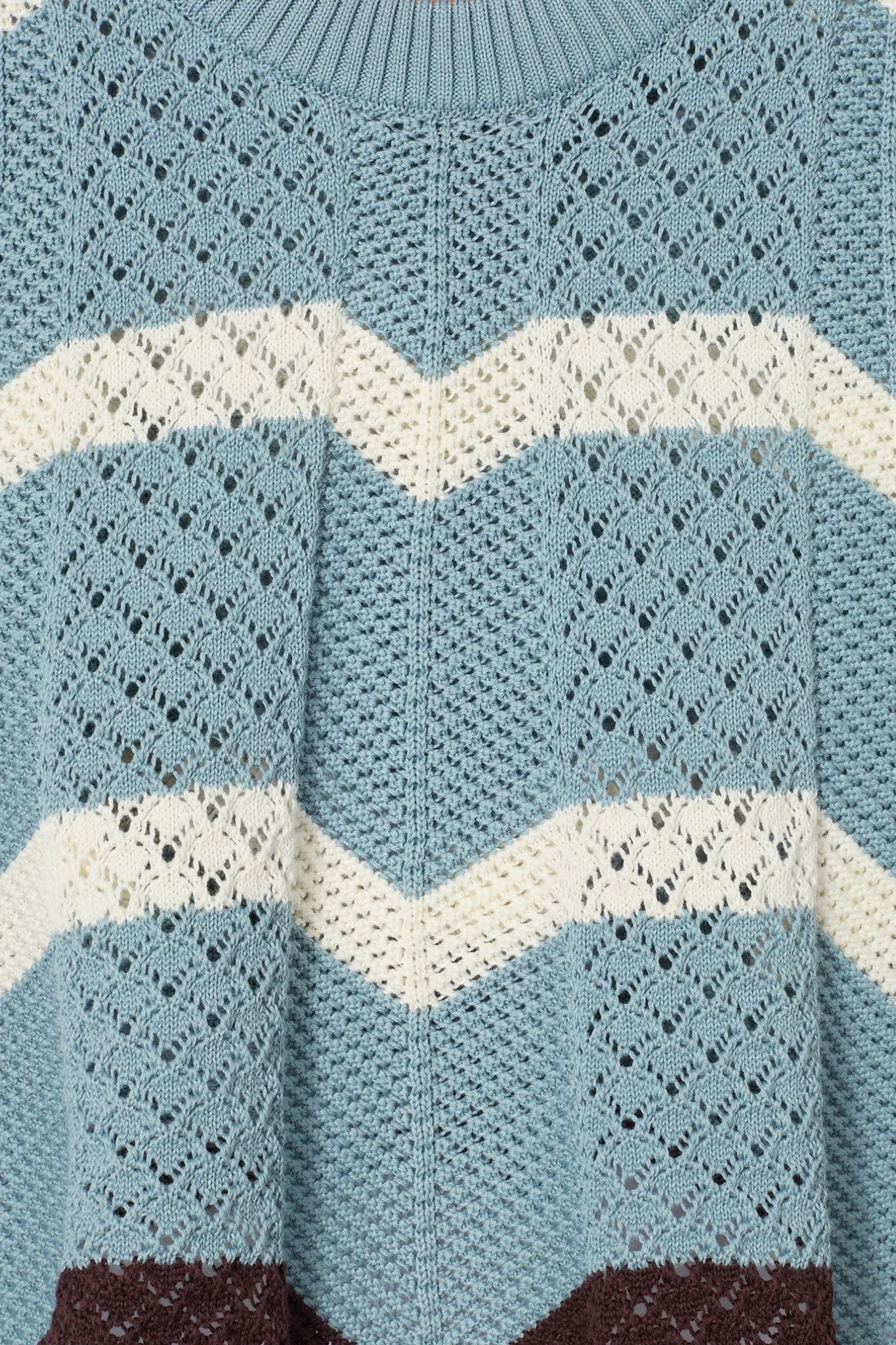 La DoubleJ Chevron Top - Vermillion
