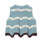 La DoubleJ Chevron Top - Vermillion