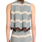 La DoubleJ Chevron Top - Vermillion