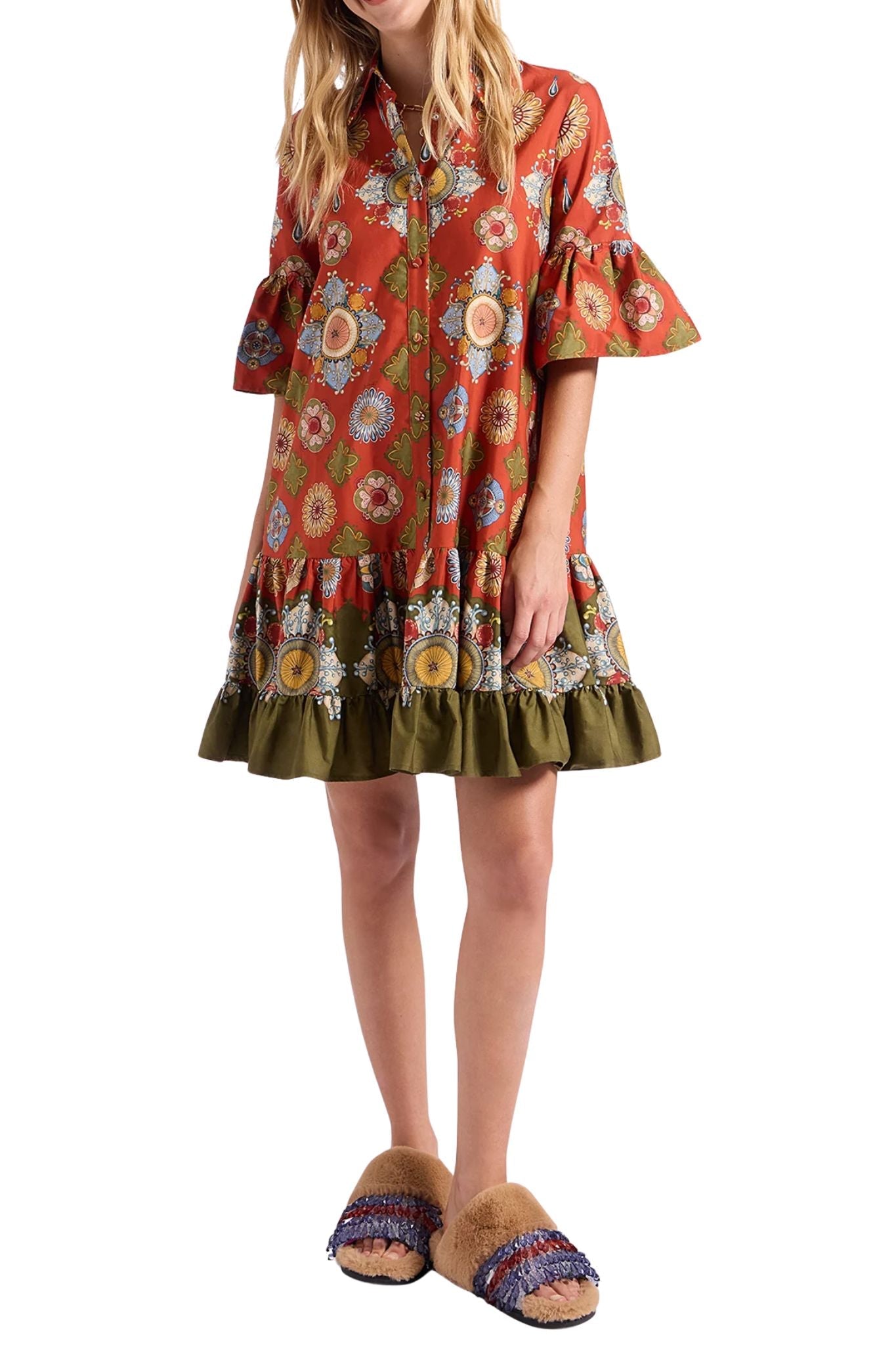 La DoubleJ Choux Dress - Vermillion