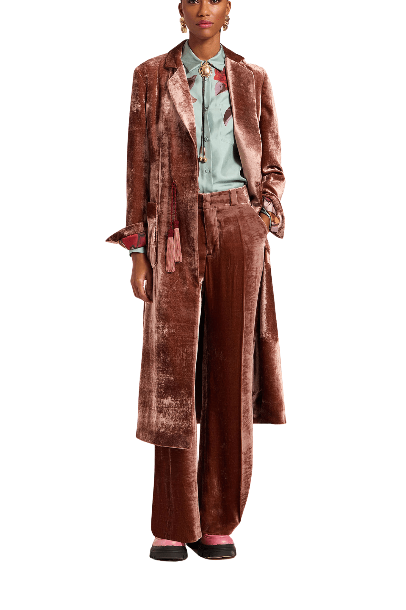 La DoubleJ Duster Coat - Vermillion