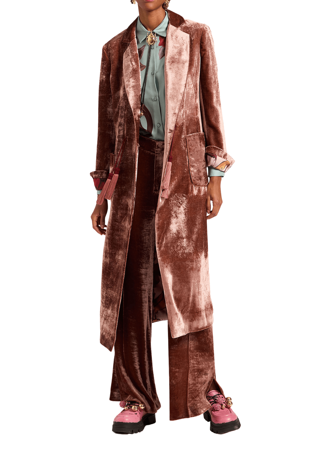 La DoubleJ Duster Coat - Vermillion