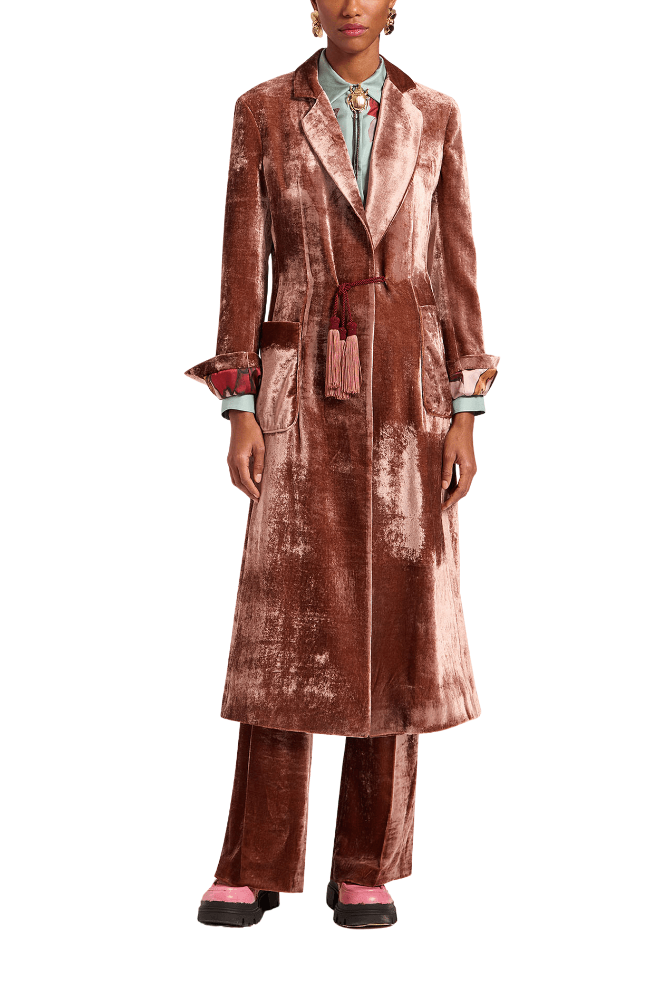 La DoubleJ Duster Coat - Vermillion
