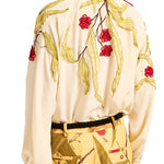 La DoubleJ Embroidered Cerere Blouse - Vermillion