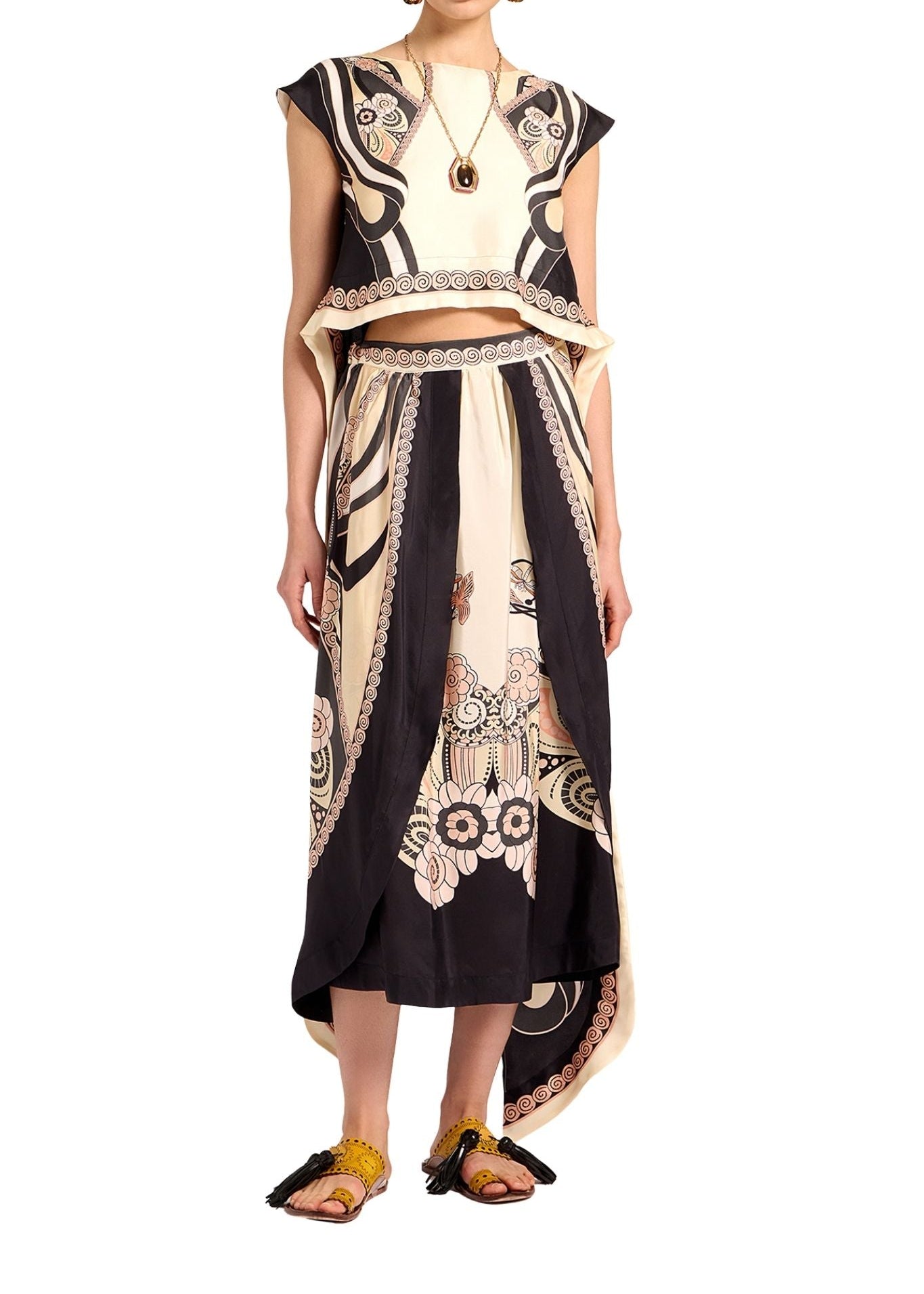 La DoubleJ Flip - Around Top - Vermillion