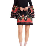 La Doublej Friday Dress Placée - Vermillion