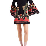 La Doublej Friday Dress Placée - Vermillion