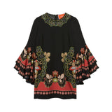 La Doublej Friday Dress Placée - Vermillion