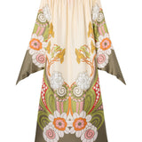 La DoubleJ Goddess Dress Placée - Vermillion