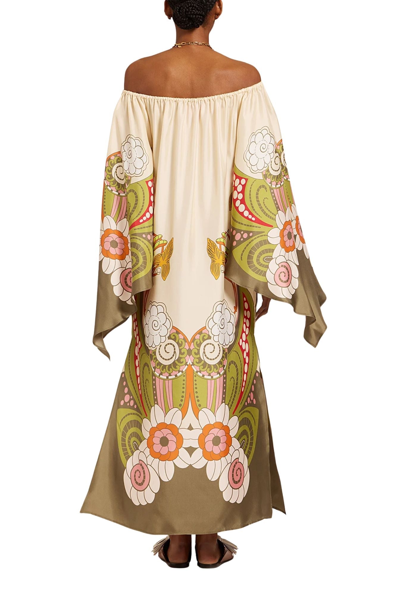 La DoubleJ Goddess Dress Placée - Vermillion