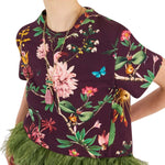 La Doublej La Scala Tee With Feathers - Vermillion