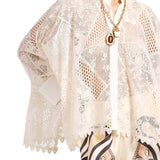 La DoubleJ Lace Foulard Shirt - Vermillion