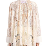 La DoubleJ Lace Foulard Shirt - Vermillion