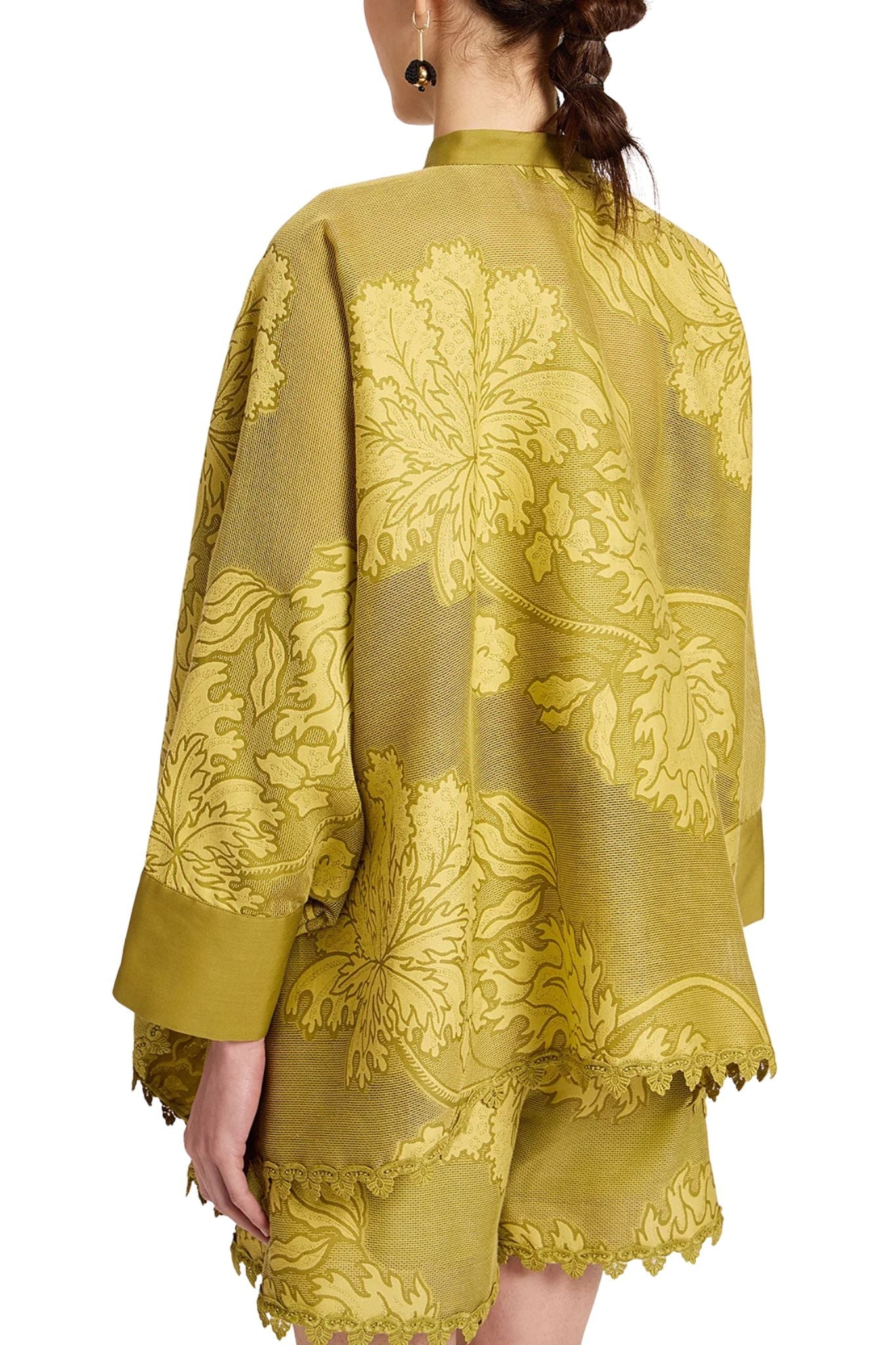 La DoubleJ Lace Foulard Shirt - Vermillion