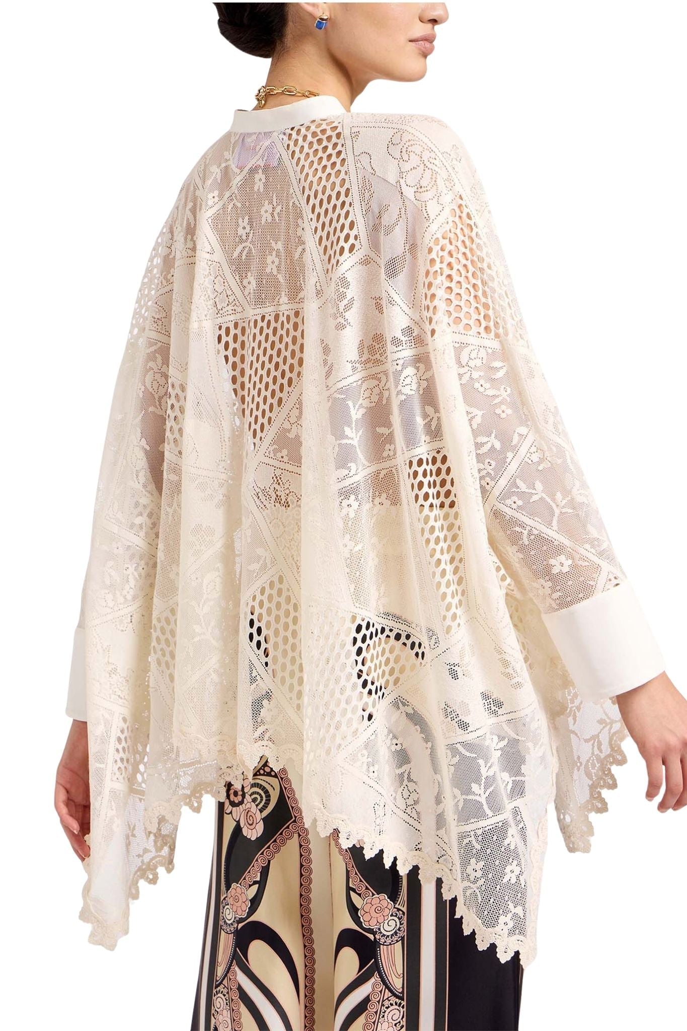 La DoubleJ Lace Foulard Shirt - Vermillion