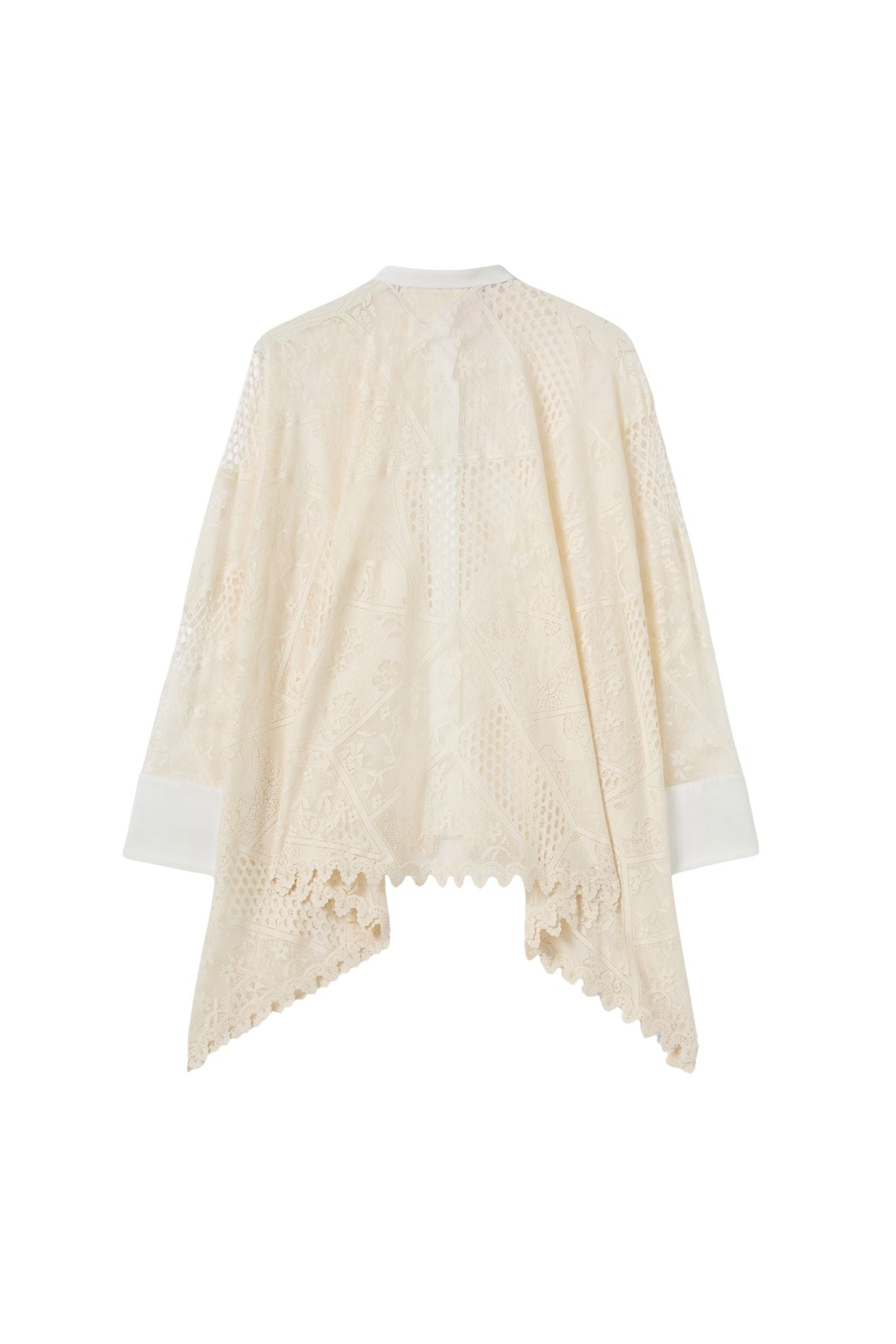 La DoubleJ Lace Foulard Shirt - Vermillion