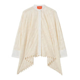 La DoubleJ Lace Foulard Shirt - Vermillion