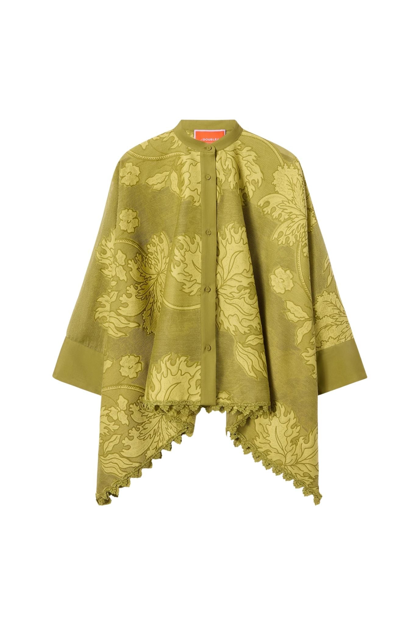 La DoubleJ Lace Foulard Shirt - Vermillion