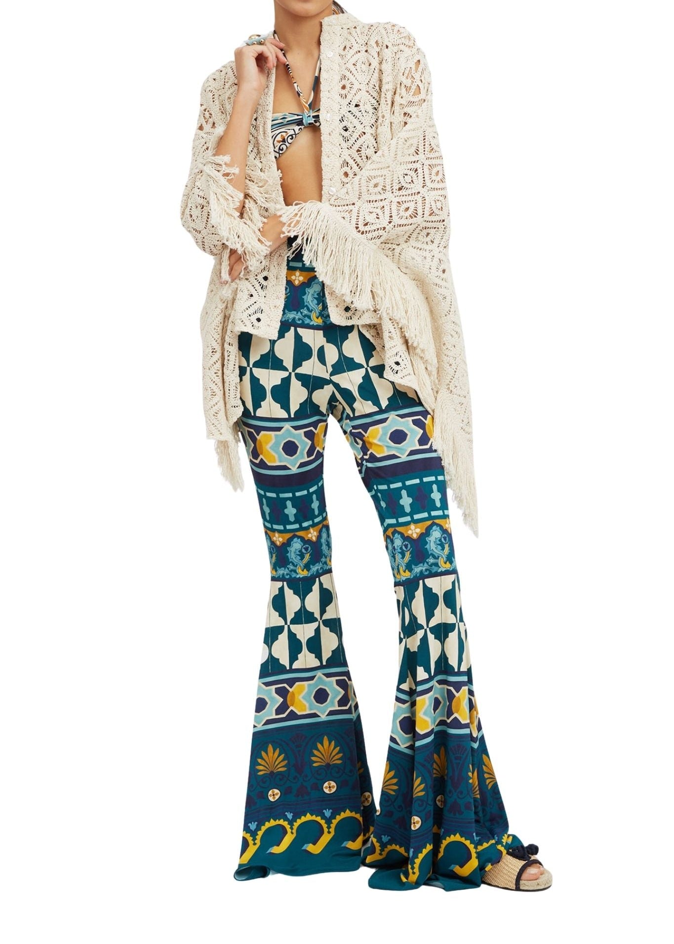 La DoubleJ Lacey Foulard Shirt - Vermillion